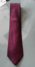 Silk Tie Hand Made Zig Zag