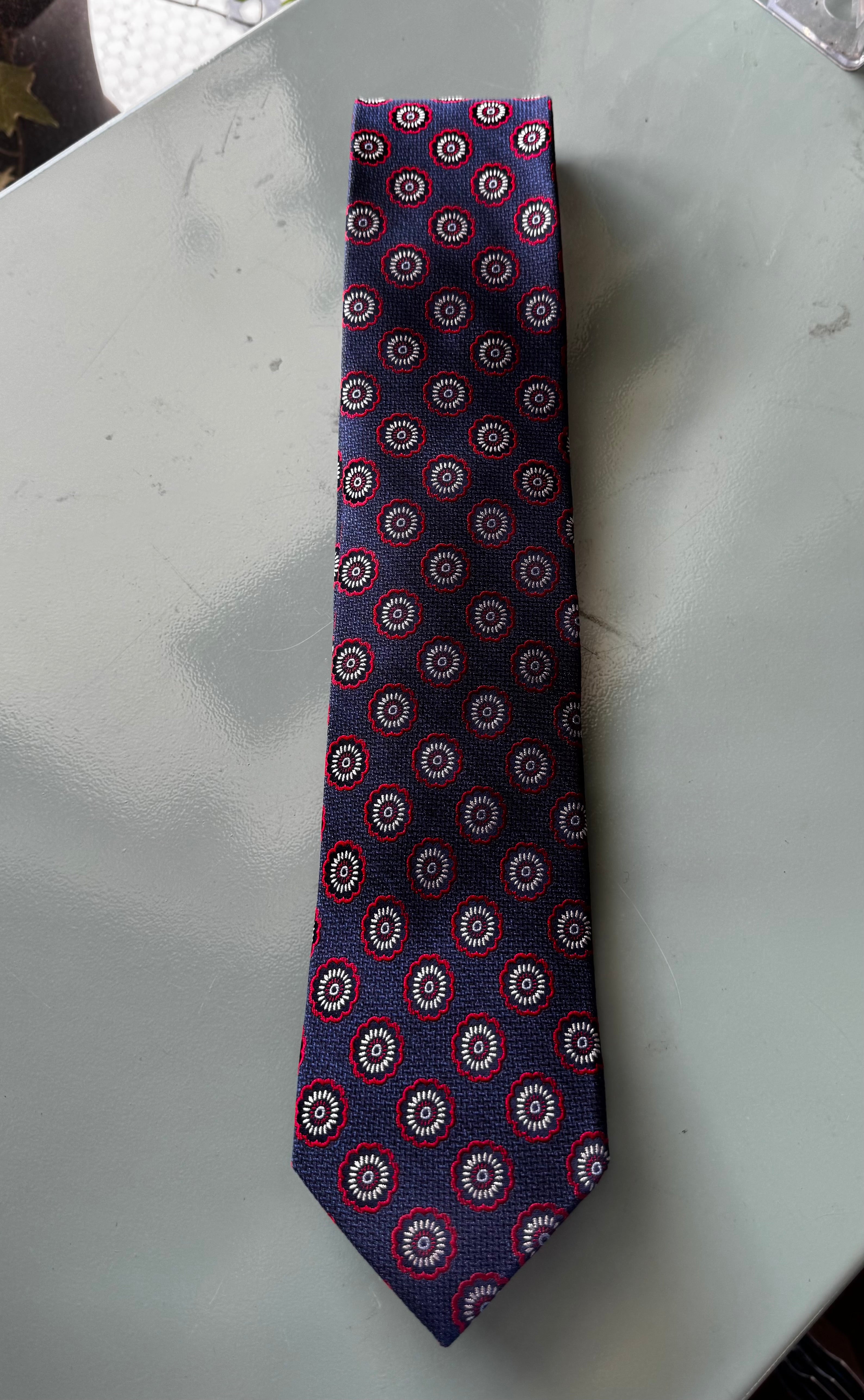 Silk Tie Hand Made Bloom