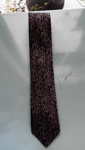 Silk Tie Hand Made Black Snake