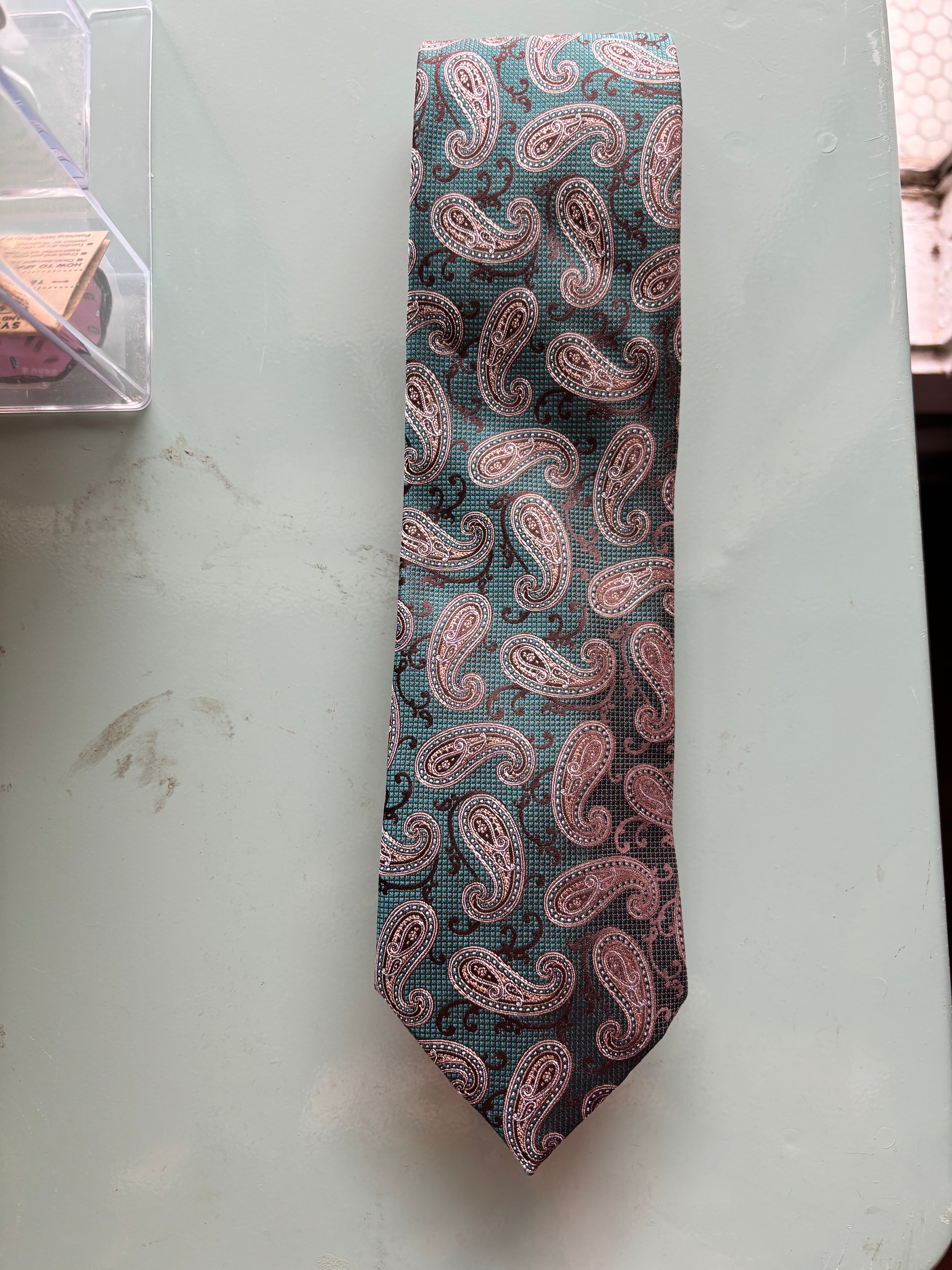 Tie Green Pasley Josh A signature