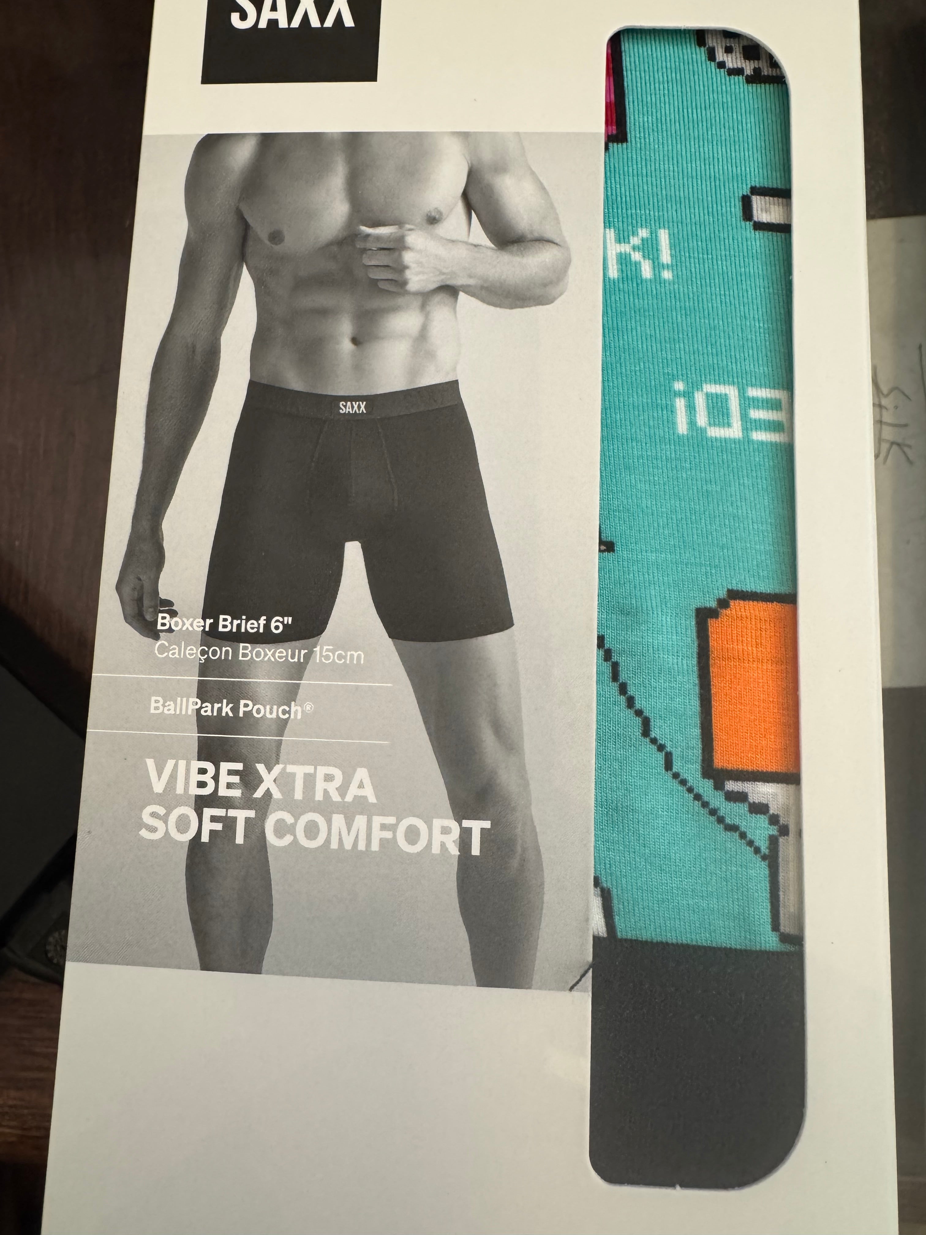 Pixel Ball Surf Vibe Xtra Soft Comfort Soft Comfort Boxer Brief 6"
