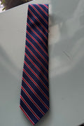 Silk Tie Hand Made Small Stripes