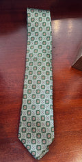Silk Tie Hand Made Green