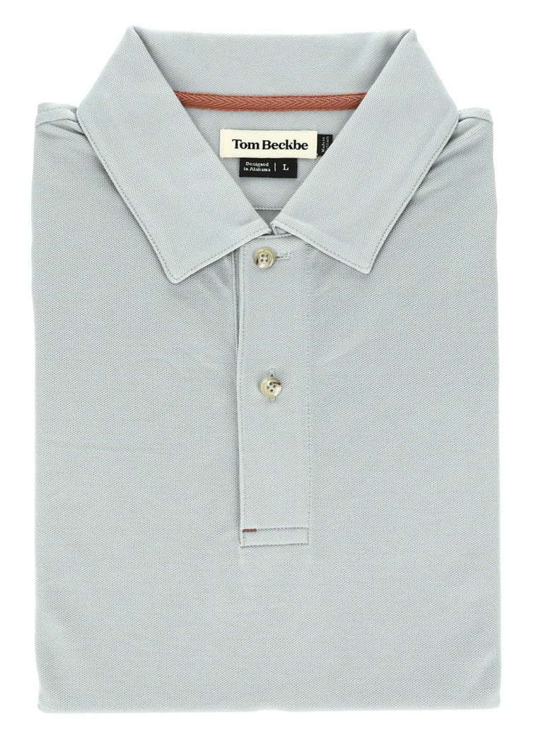 Coastal Polo Shirt Color: Stone Blue