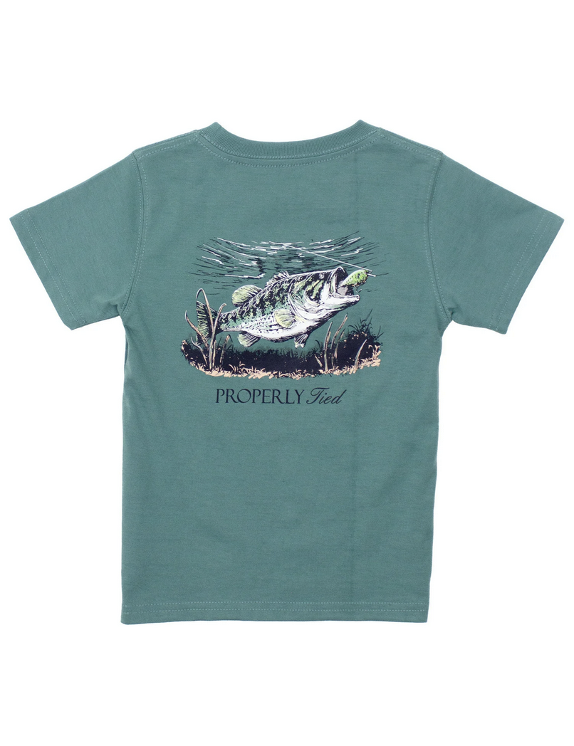 Set the Hook SS T-Shirt  Emerald