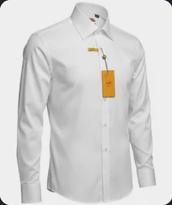 Enzo Dress Shirt - White Fitted 100 % cotton