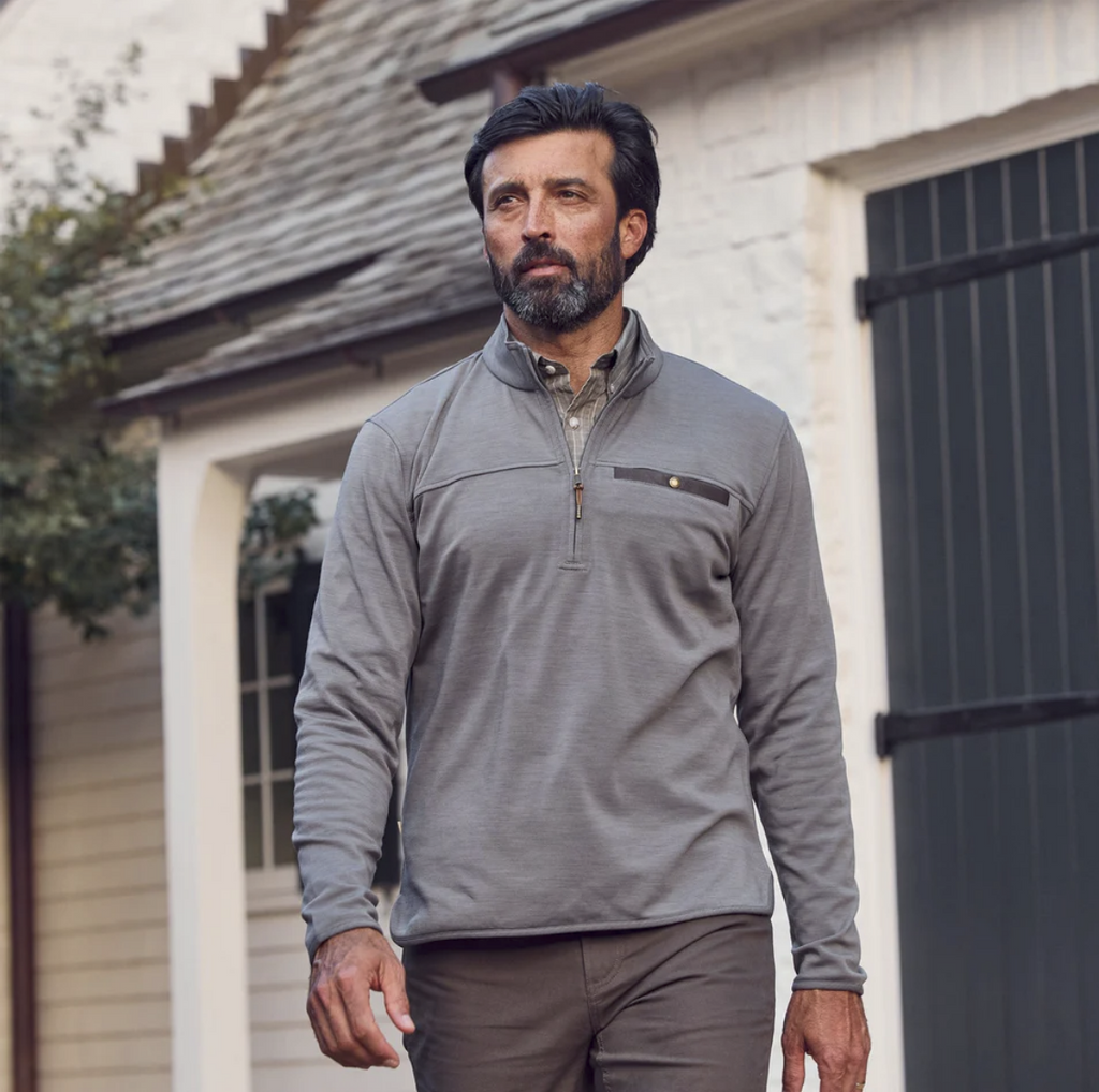 Quarter Zip Tom Beckbe Greystone ml020gss