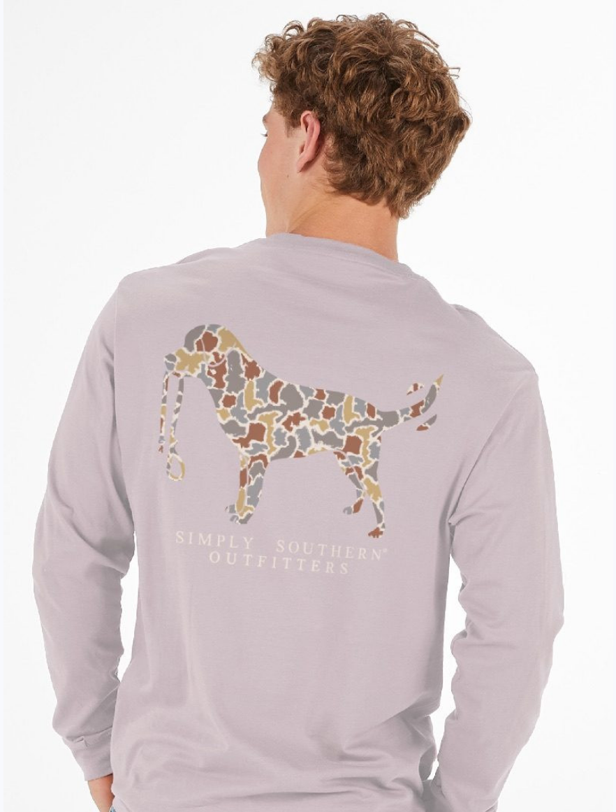 Simply Southern LS T-shirt, Camo Logo