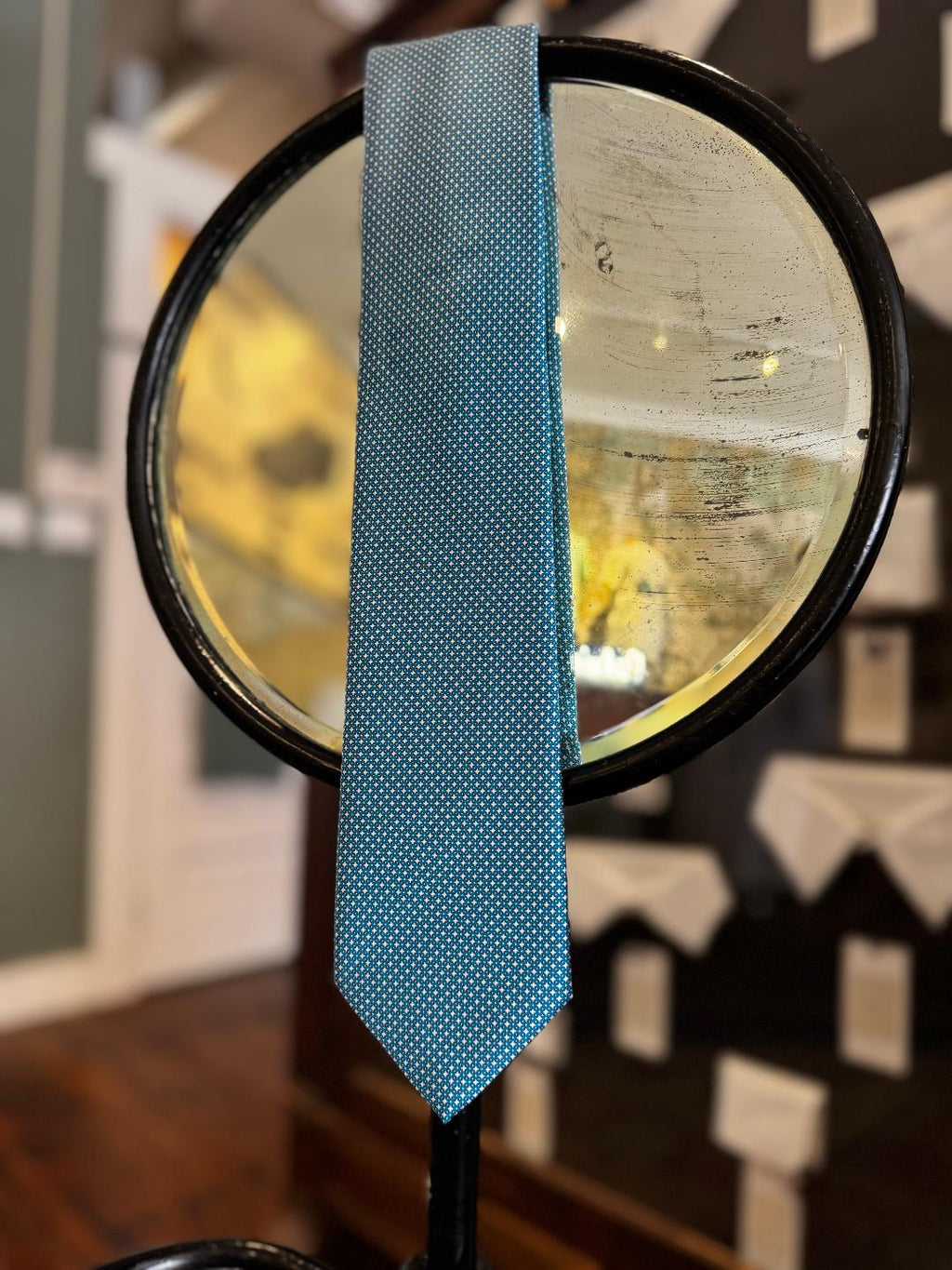 Hampstead Collection Turquoise Silk Satin HC26-2201B Geoff Nicholson